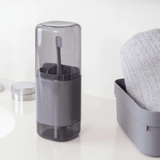 Porta Escova Preto Dual 20cm - Ela Decora