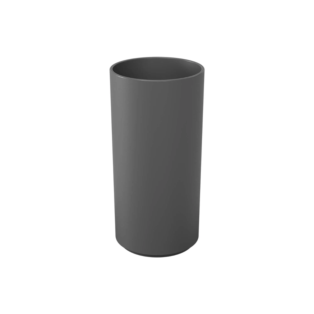 Porta Escova Serene Chumbo - Ela Decora