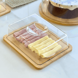 Porta Frios em Bambu com Tampa Ecokitchen 24cm - Ela Decora