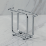 Porta Guardanapos de Papel Pequeno Design Moderno Aço Cromado - Ela Decora