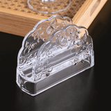 Porta Guardanapos em Cristal Ecológico New Butterfly 10,5cm - Ela Decora