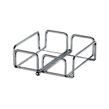 Porta Guardanapos Grande Cromado - Ela Decora