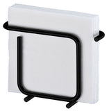 Porta Guardanapos Pequeno Preto Fosco Linha Black - Ela Decora