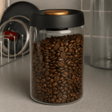 Porta Mantimentos Redondo com Tampa a Vácuo 800ml - Ela Decora