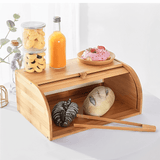 Porta Pão de Bambu 38cm - Ela Decora