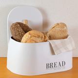 Porta Pão Metalla Branco 33,5cm - Ela Decora