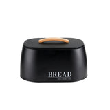 Porta Pão Metalla Preto 33,5cm - Ela Decora