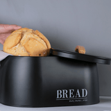 Porta Pão Metalla Preto 33,5cm - Ela Decora