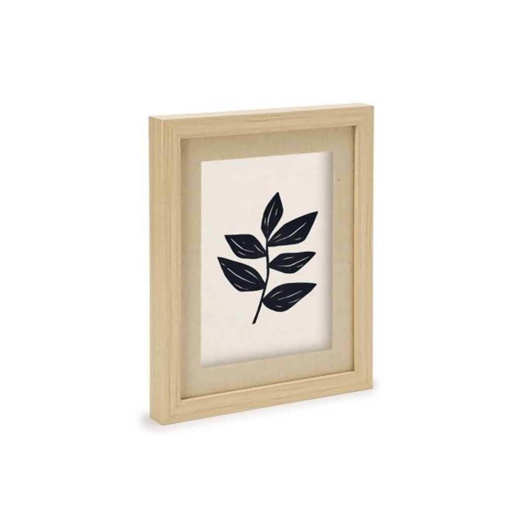 Porta Retrato em MDF com Linho 10x15 - Ela Decora