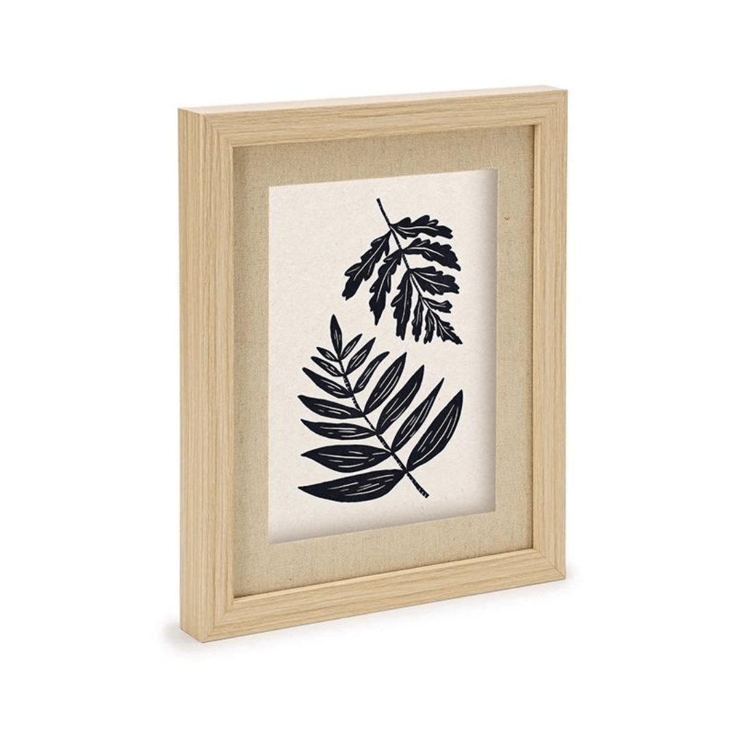 Porta Retrato em MDF com Linho 15x20 - Ela Decora