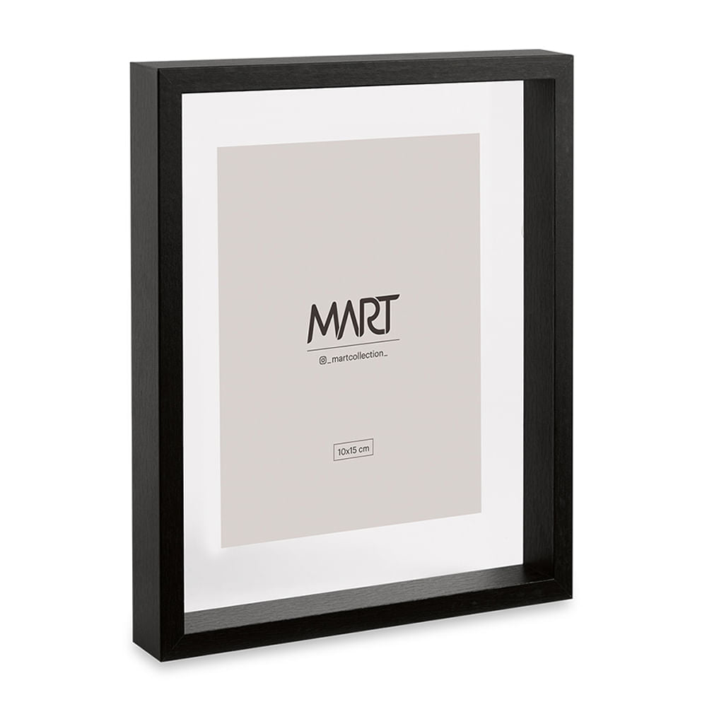 Porta - Retrato em MDF Preto 10 x 15 - Ela Decora