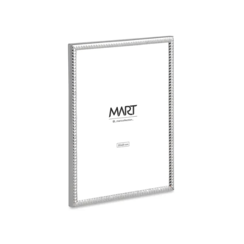 Porta - Retrato em Metal Cromado 20x25cm - Ela Decora