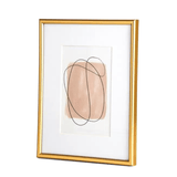 Porta Retrato em Metal Dourado 10x15 - Ela Decora