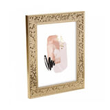 Porta Retrato em Poliestireno Dourado 10x15 - Ela Decora