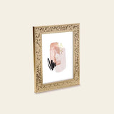 Porta Retrato em Poliestireno Dourado 10x15 - Ela Decora