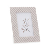 Porta Retrato em Polirresina Cinza 10x15cm - Ela Decora