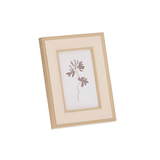 Porta Retrato em PS e Vidro Bege 10x15 - Ela Decora