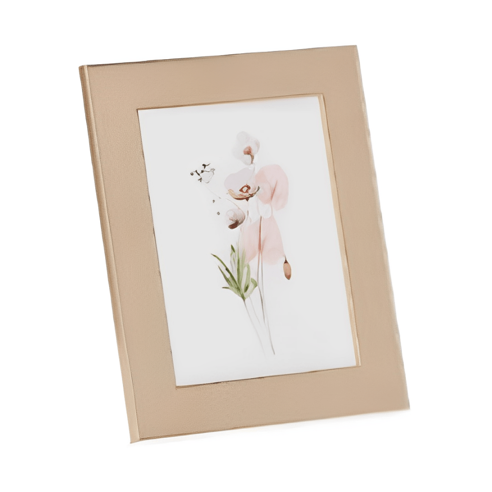 Porta Retrato em PS e Vidro Marrom 15x20 - Ela Decora