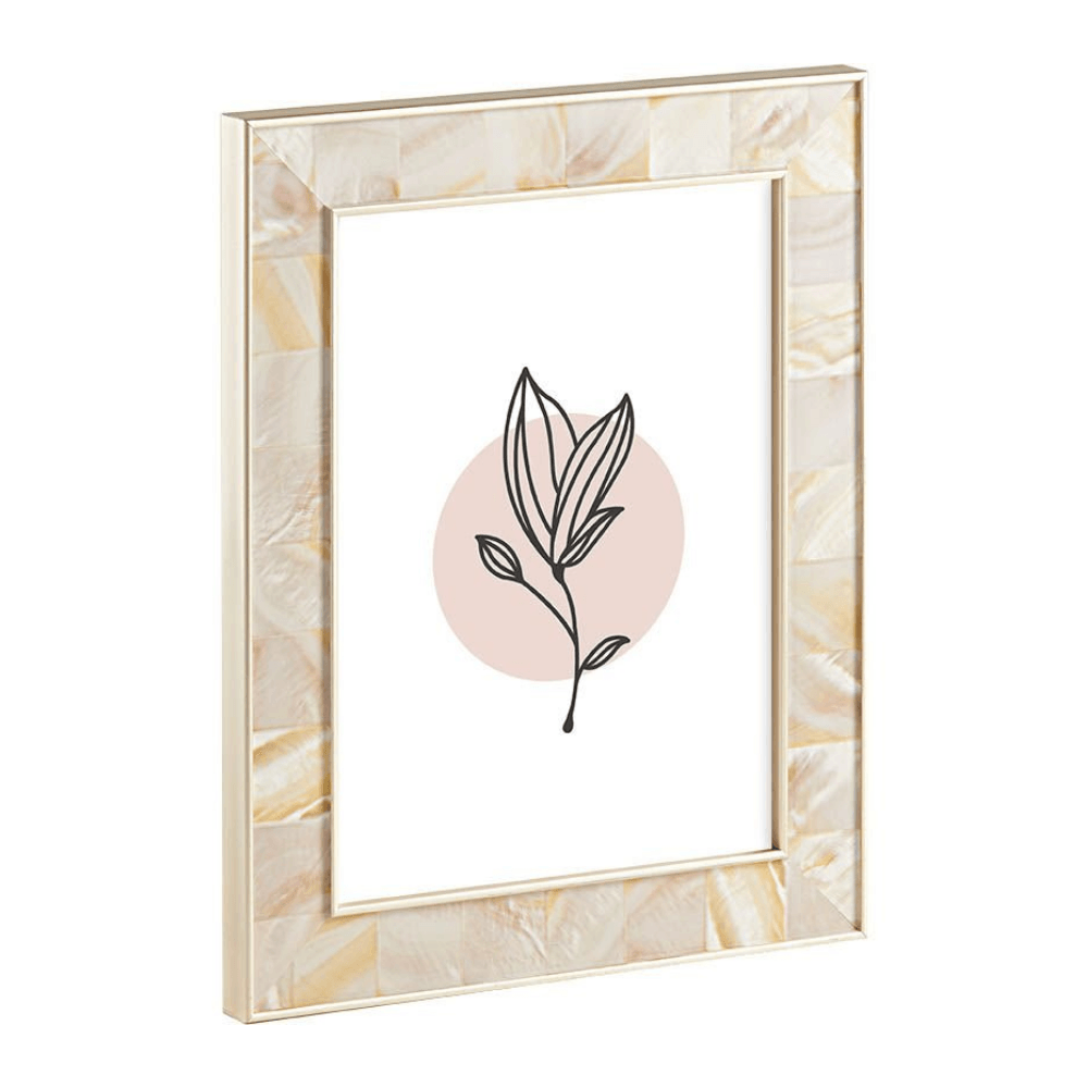 Porta Retrato Estilo Madrepérola - 15 cm - Ela Decora