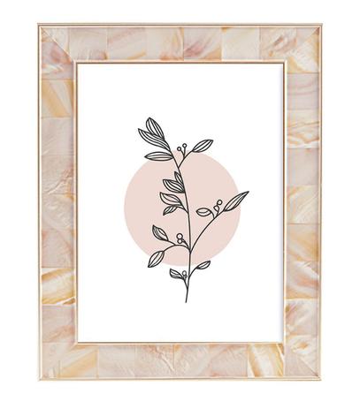 Porta - Retrato Estilo Madrepérola 15 x 20 - Ela Decora