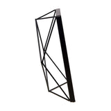 Porta Retrato Prisma 17,8 cm x 12,7 cm Preto - Ela Decora