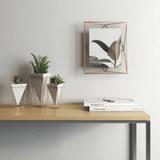 Porta Retrato Prisma Rose Gold Umbra - Ela Decora