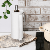 Porta Rolo de Papel Toalha Cromado Fosco - Ela Decora