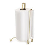 Porta Rolo de Papel Toalha Piatina Dourado Fosco - Ela Decora