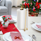 Porta Rolo de Papel Toalha Piatina Dourado Fosco - Ela Decora