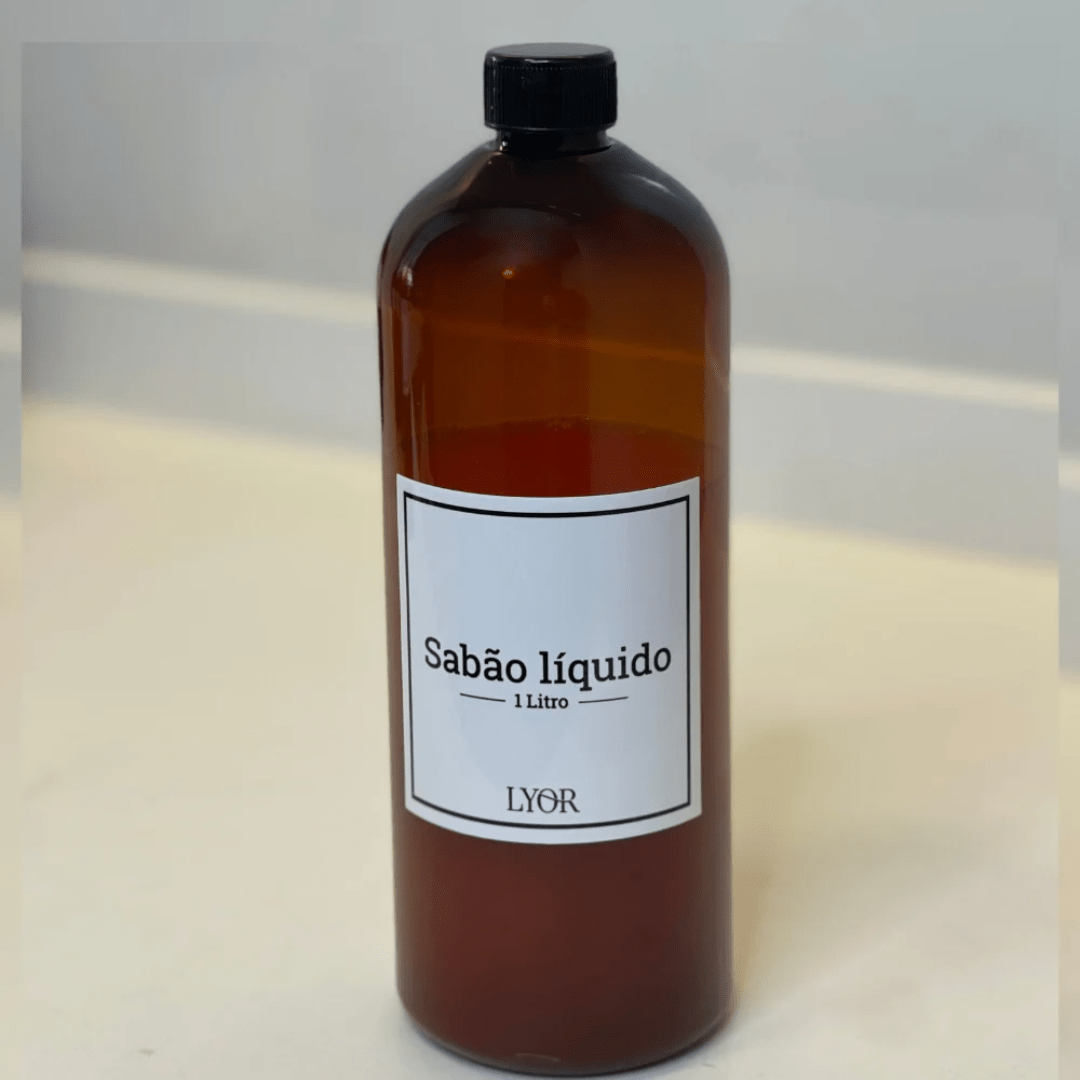 Porta Sabão Liquido de Plástico com Tampa Vintage 1 Litro - Ela Decora