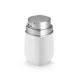 Porta Sabonete Líquido Álcool Gel e Dispenser Detergente Branco Com Cromado - 450ml - Ela Decora