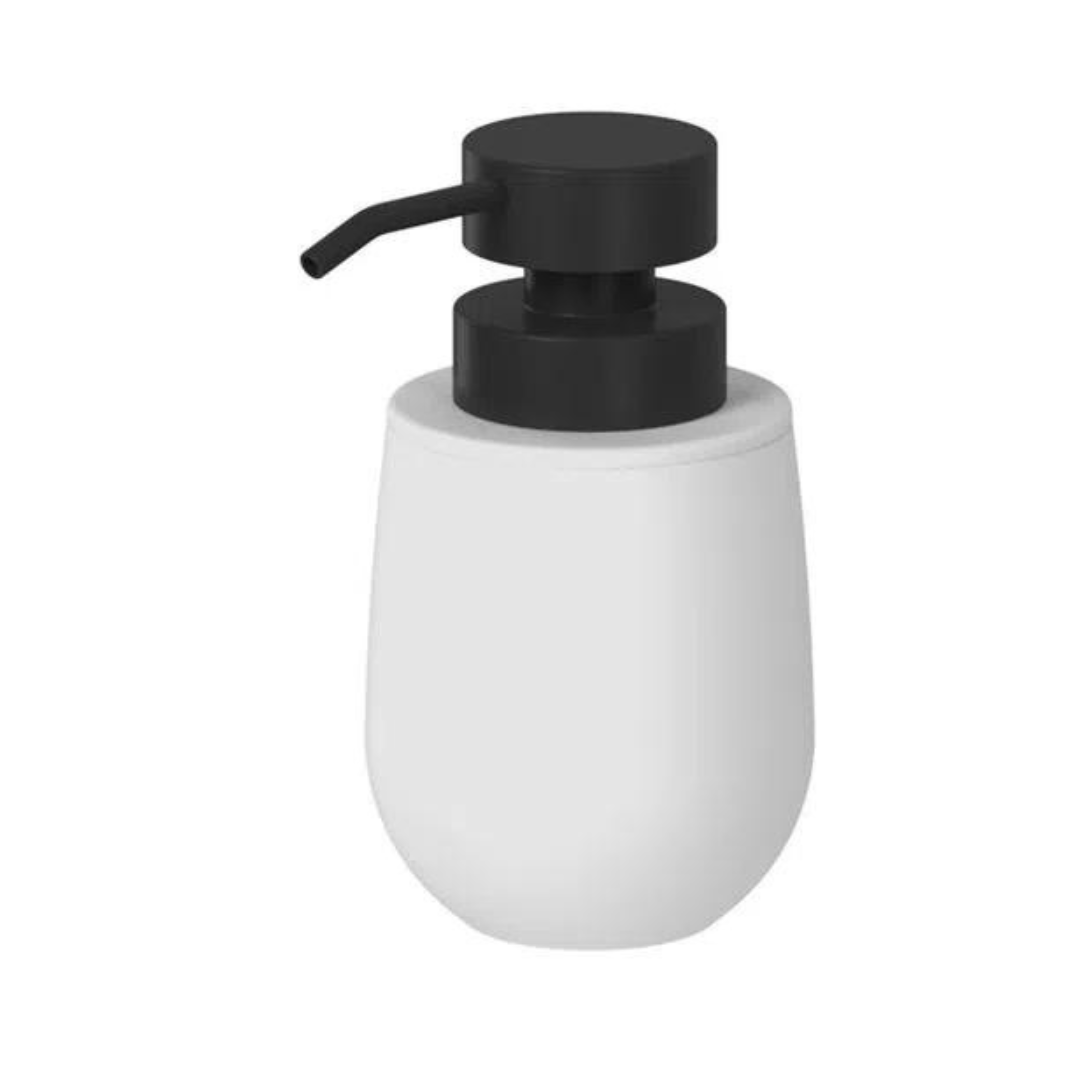Porta Sabonete Liquido Belly Soft Branco 290ml - Ela Decora