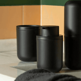 Porta Sabonete Liquido Bold Preto 300ml - Ela Decora