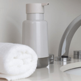 Porta Sabonete Liquido Dual Bege - Ela Decora