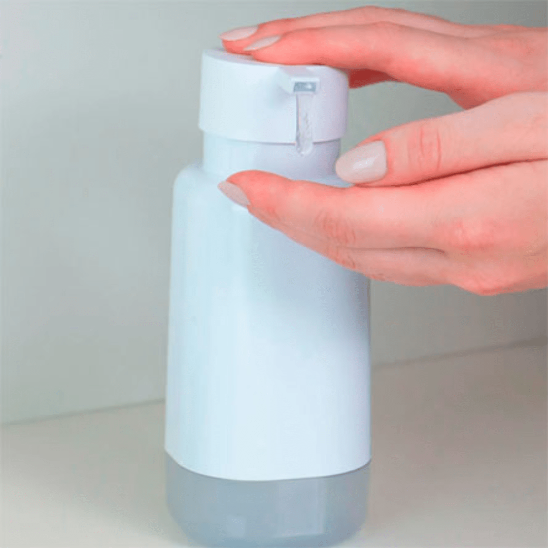 Porta Sabonete Liquido Dual Branco 500ml - Ela Decora