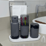 Porta Sabonete Liquido Dual Chumbo 500ml - Ela Decora