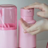 Porta Sabonete Liquido Dual Rosa Quartz 500ml - Ela Decora
