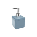 Porta Sabonete Líquido e Álcool Gel Dispenser Azul Fog Cube - 330 ml - Ela Decora