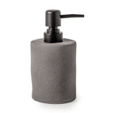 Porta Sabonete Líquido em Cimento Cinza 16cm - Ela Decora