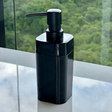 Porta Sabonete Liquido Splash Preto 290ml - Ela Decora