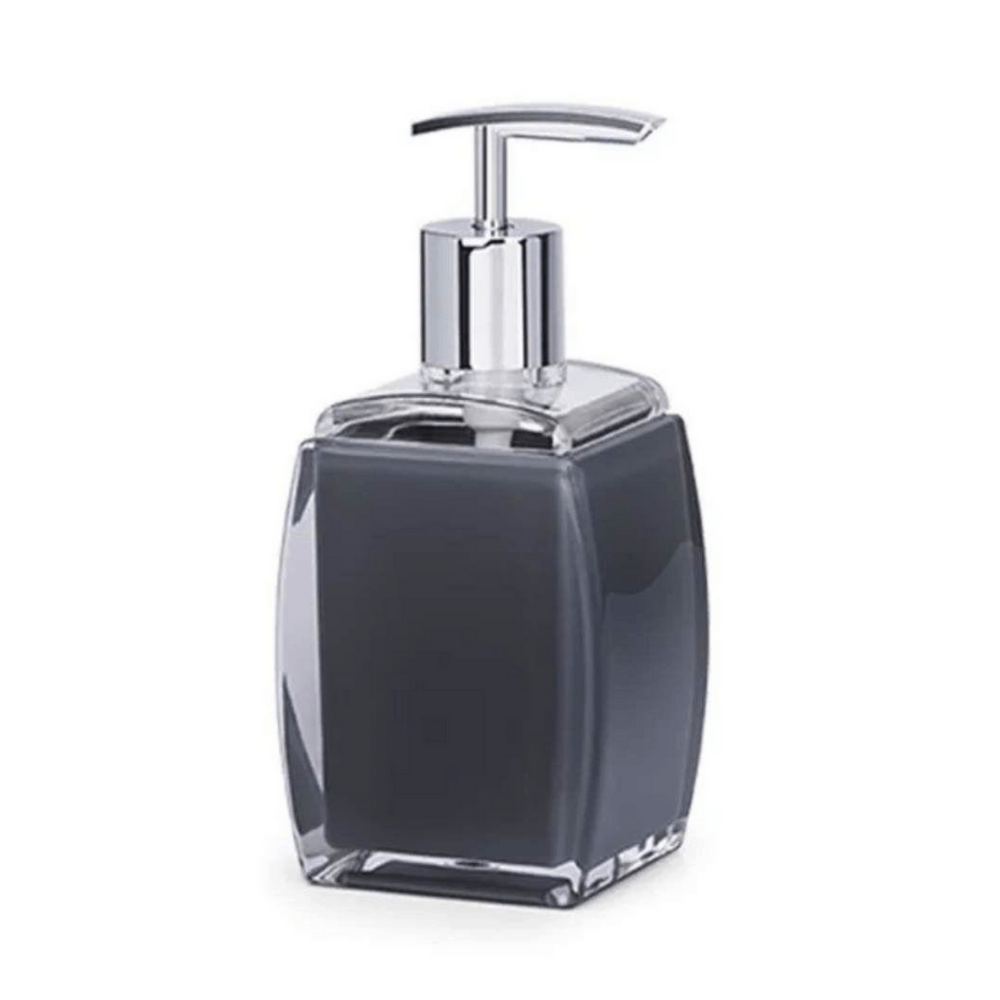 Porta Sabonete Líquido Sublime Cinza - 190 ml - Ela Decora