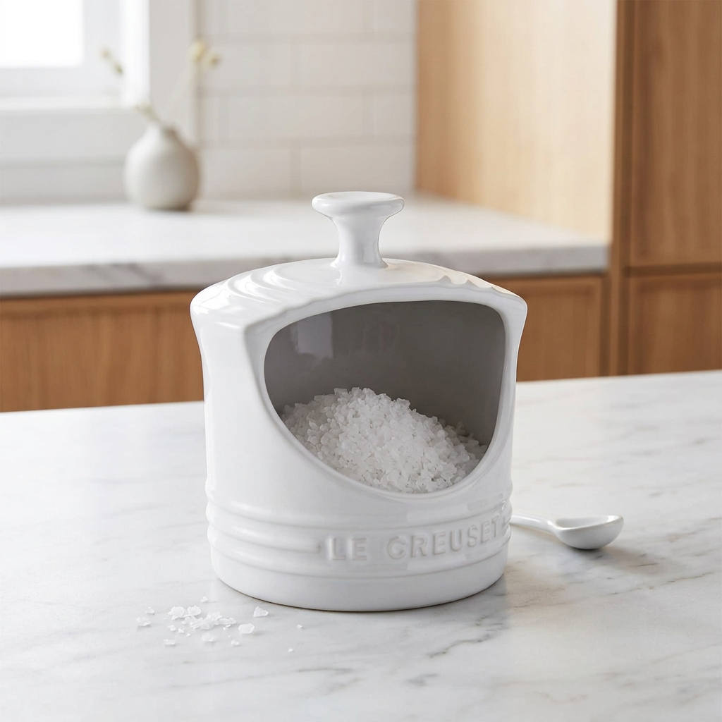 Porta Sal Branco Le Creuset - Ela Decora