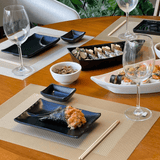 Porta Shoyu Molheira Retangular Nihon Preto 85ml - Ela Decora