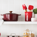 Porta Utensilios Cerâmica Clássico Vermelho 1 Litro Le Creuset - Ela Decora