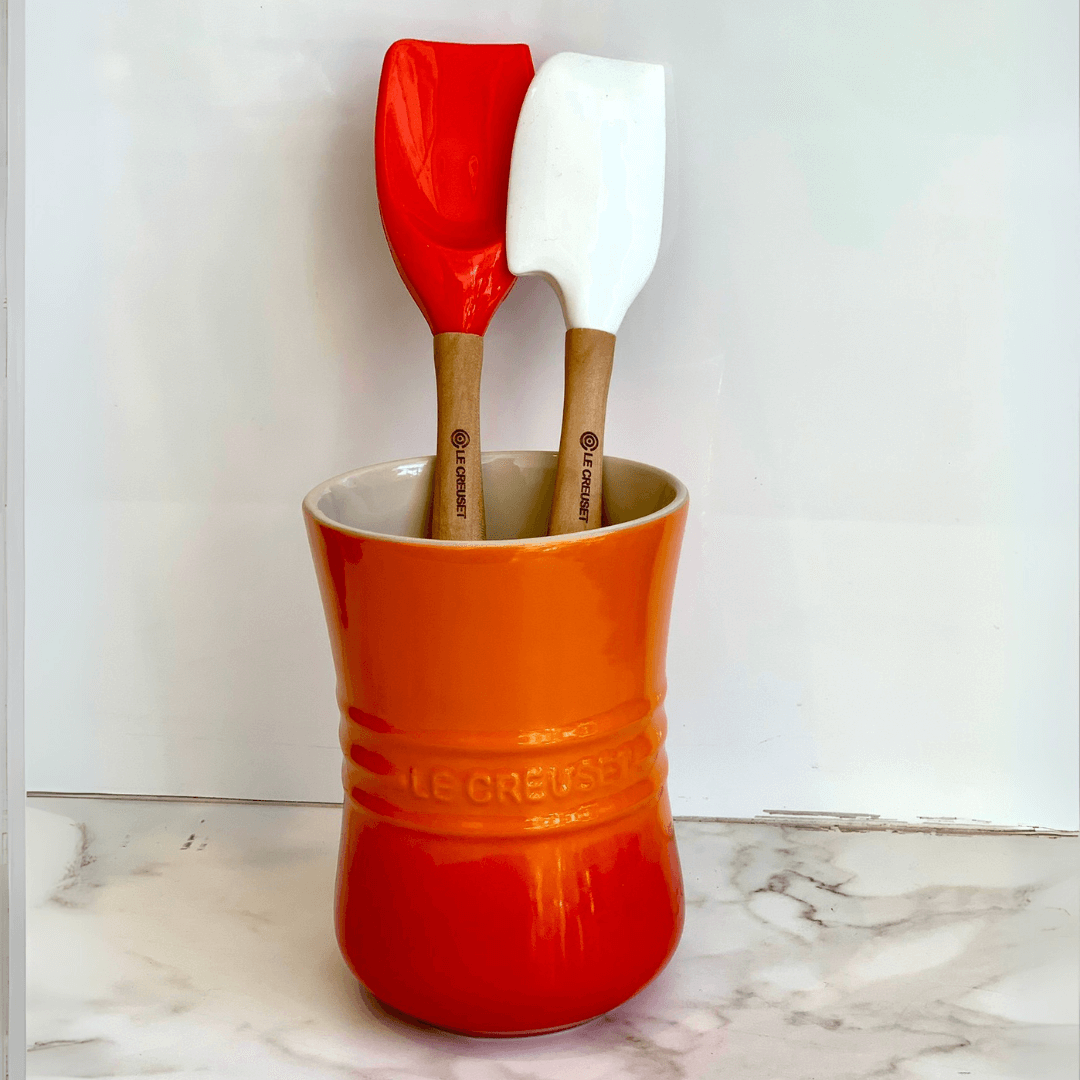 Porta Utensílios Cerâmica Signature Laranja 1,1 Litro Le Creuset - Ela Decora