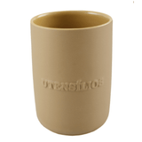 Porta Utensilios de Cerâmica Ocre - Ela Decora