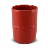 Porta Utensilios de Cerâmica Vermelho - Ela Decora