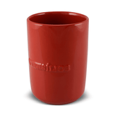 Porta Utensilios de Cerâmica Vermelho - Ela Decora