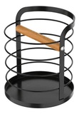 Porta Utensilios Metalla Preto 14,5cm x 13cm - Ela Decora