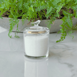 Pote com Tampa Bird Cristal 8,5cm - Ela Decora